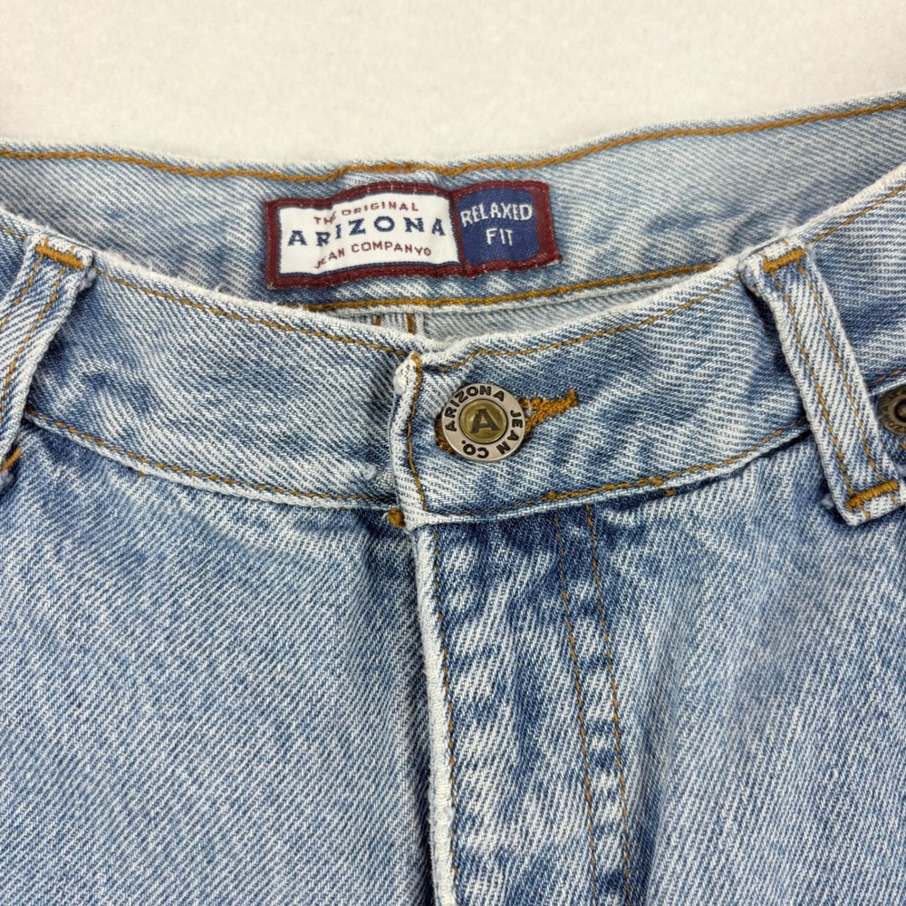 Vintage 90 Mom Jeans Arizona Womens 28x31 Light Blue Western Rodeo Straight‎ - Picture 3 of 11